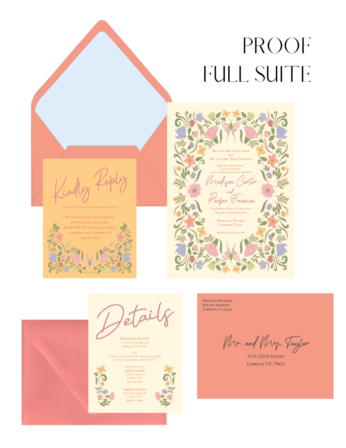 Invitation Suite Proof - Parker+Madison