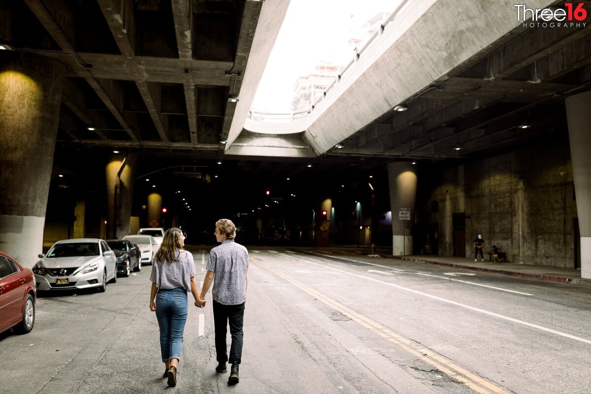 Lower Grand Avenue Engagement Los Angeles Photography 12