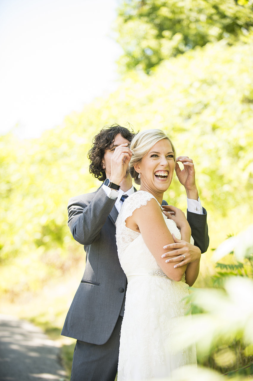 Laughter Wedding Photo