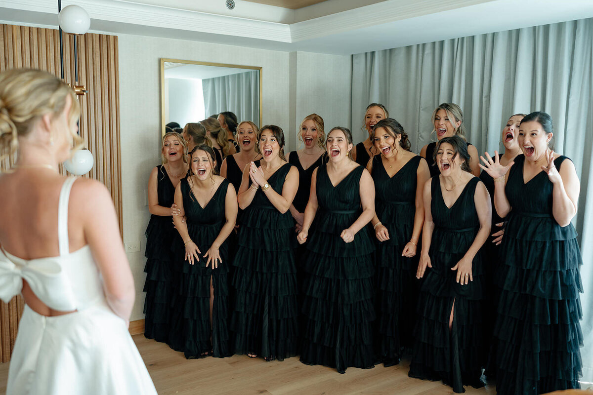 Classy Black Tie Wedding Dallas Hope Gray Photo 55