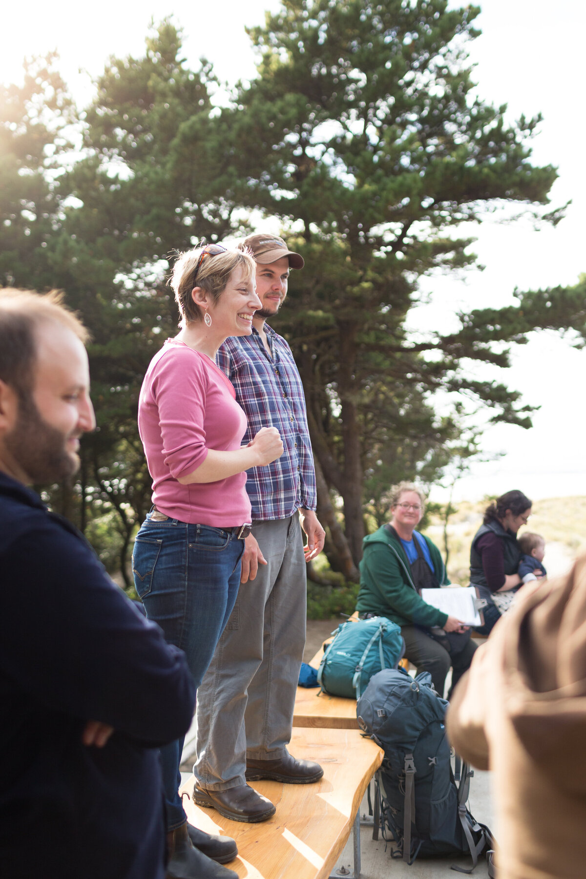 summer camp wedding in oregon