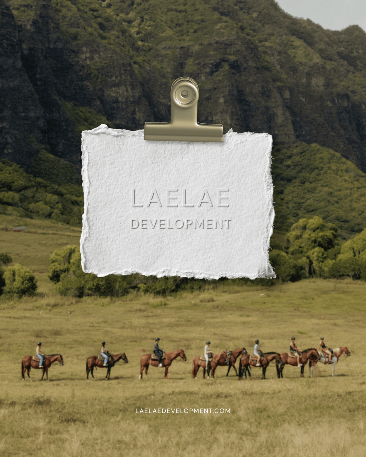 Custom logo branding for Laelae Development by Hawaii-based web designer Chan