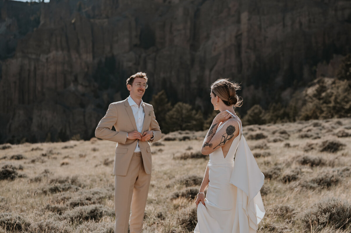Wedding and elopement ceremony, photographer, Yellowstone, Wyoming, travel and destination, wedding, and elopement photographer