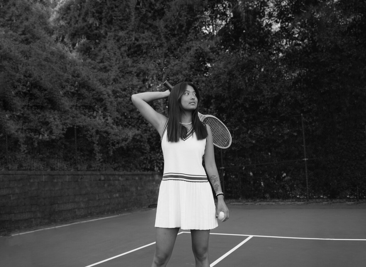 Vintage Tennis Portraits by Maddie Moore Photo