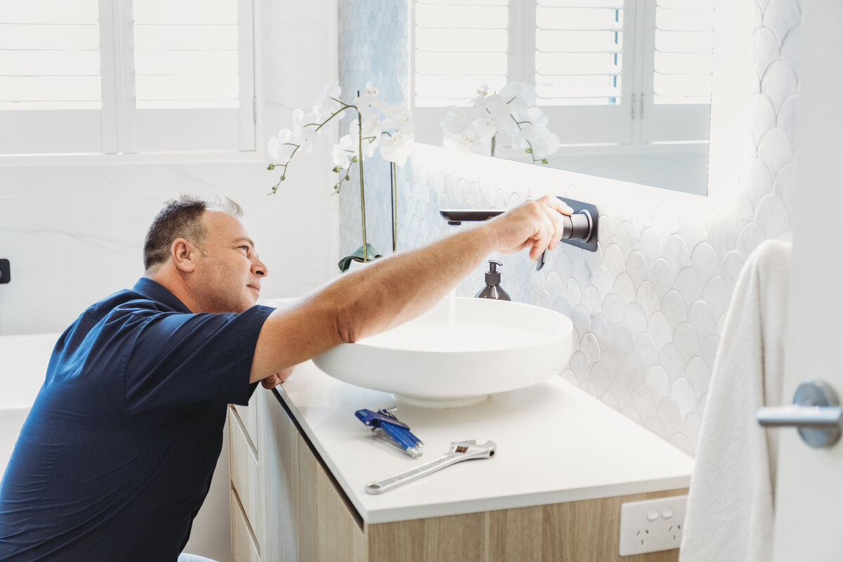 plumber branding photoshoot