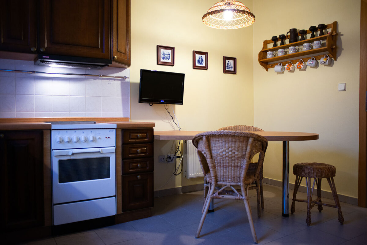 apartmán harrachov kuchyně