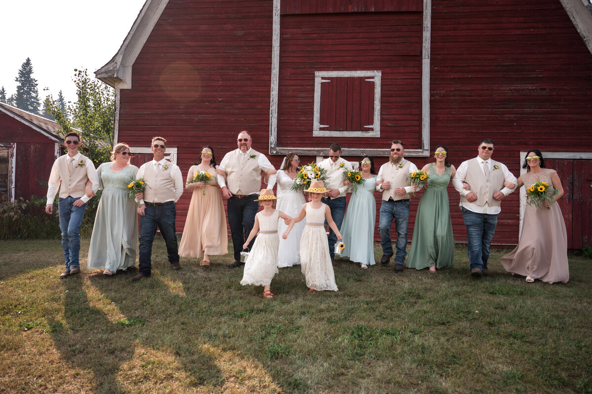 rustic barn wedding in Edmonton, Alberta