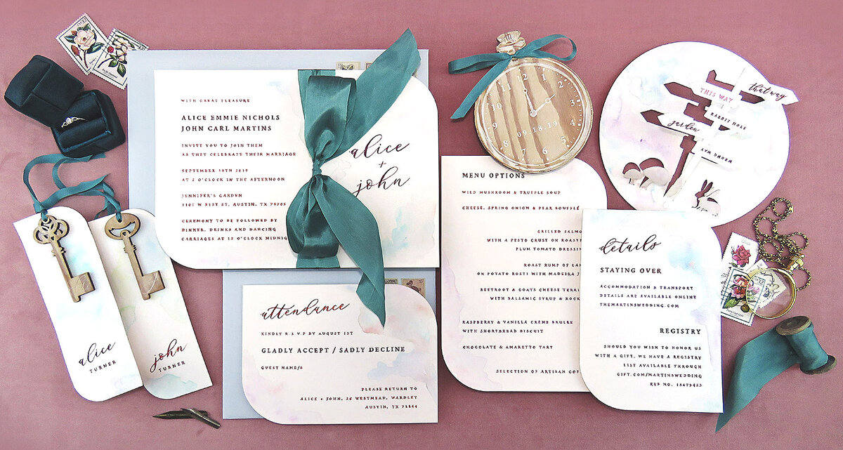 artisan wedding invitations