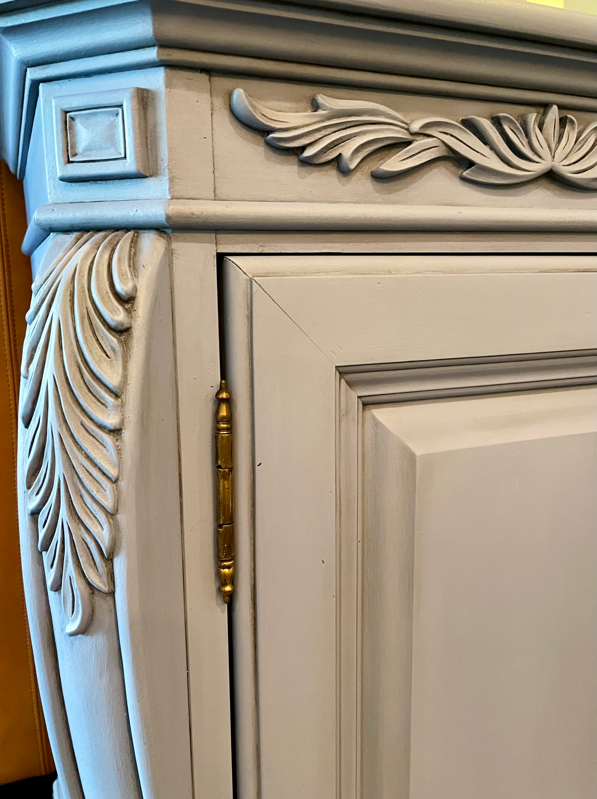 dusti j design gray cabinet detail