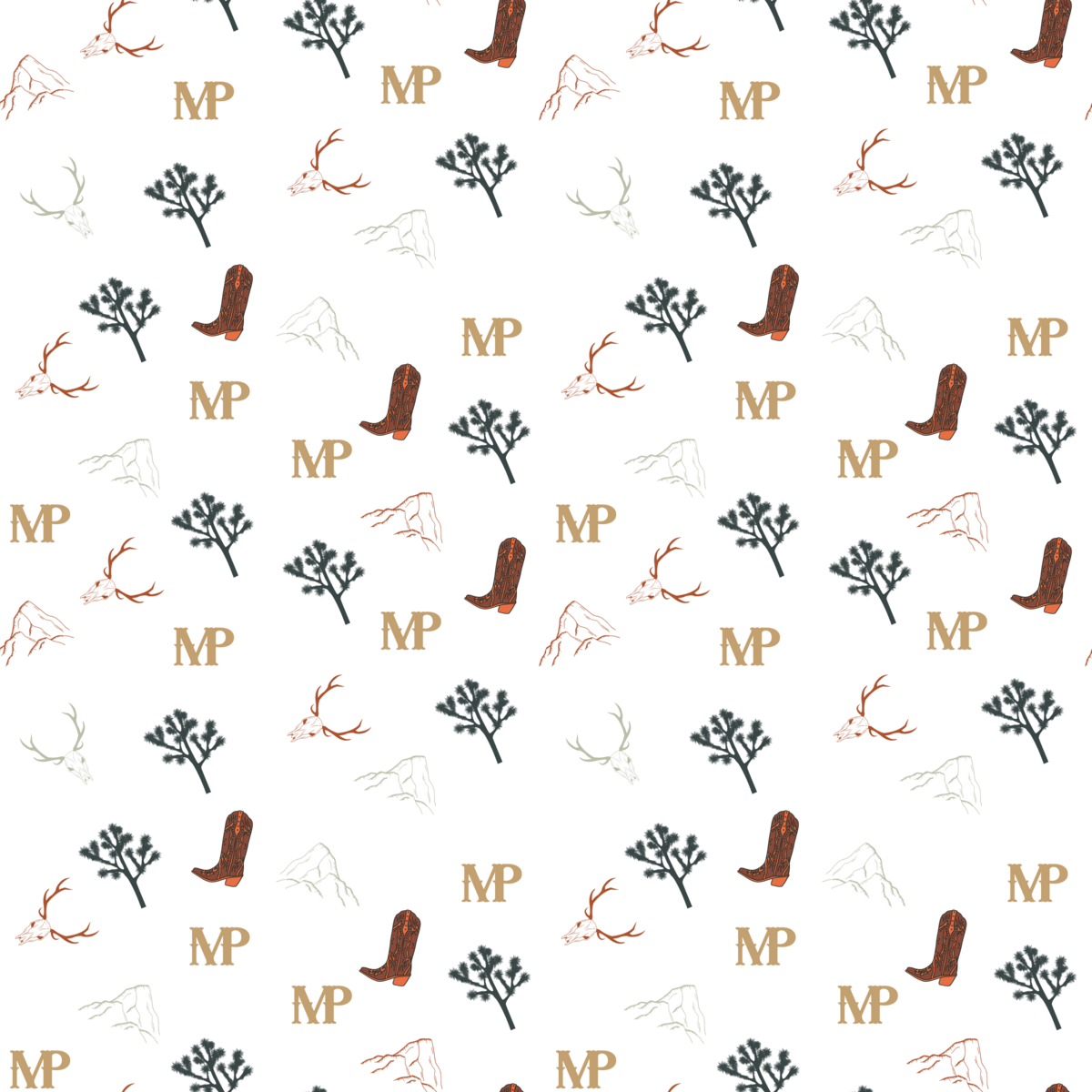 Moore Memories Custom Logo Pattern