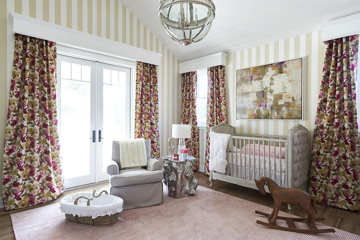 glamorous baby girl nursery