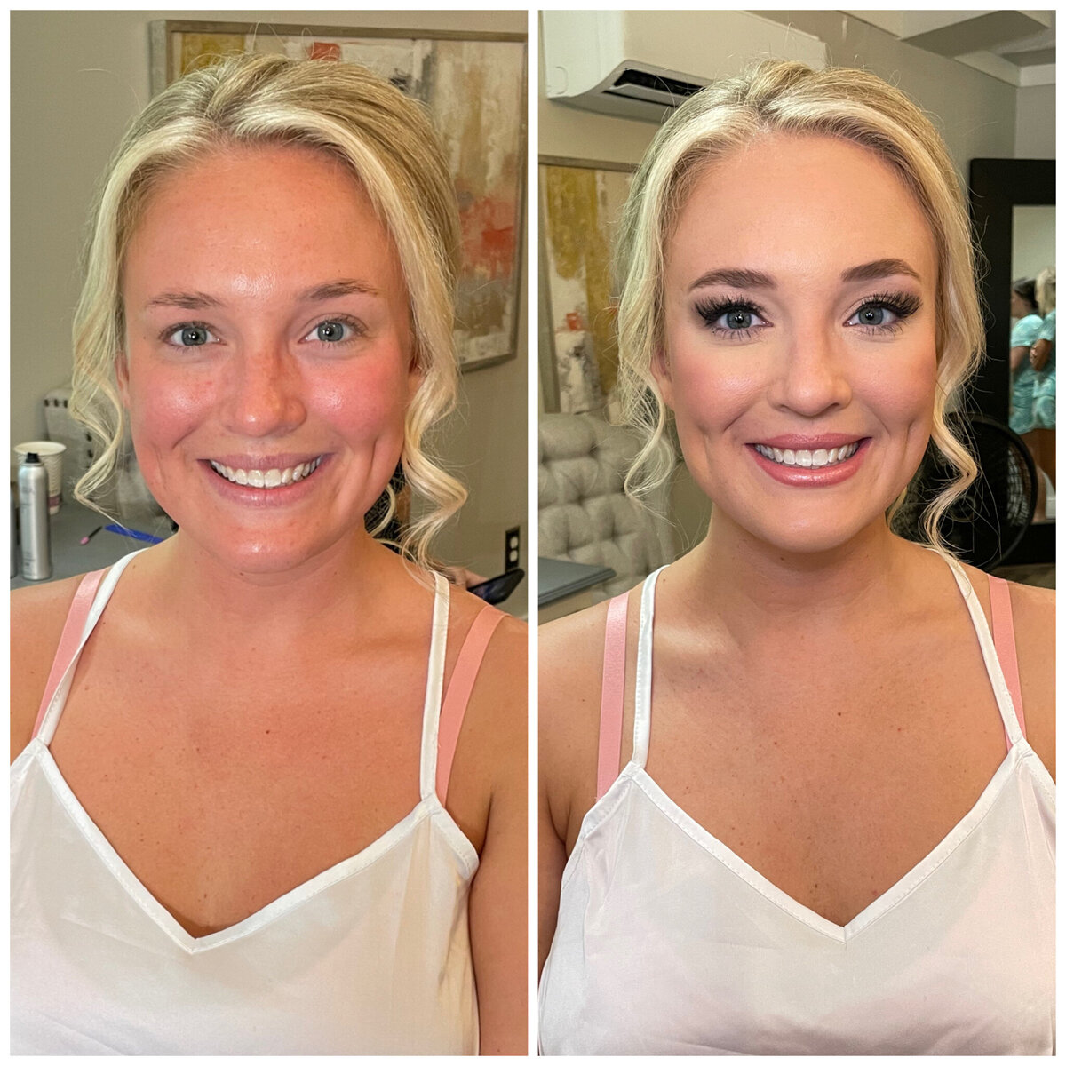 Feel radiant and confident on your wedding day with professional, on-location bridal beauty services. Serving Athens, Atlanta, Augusta, and beyond.