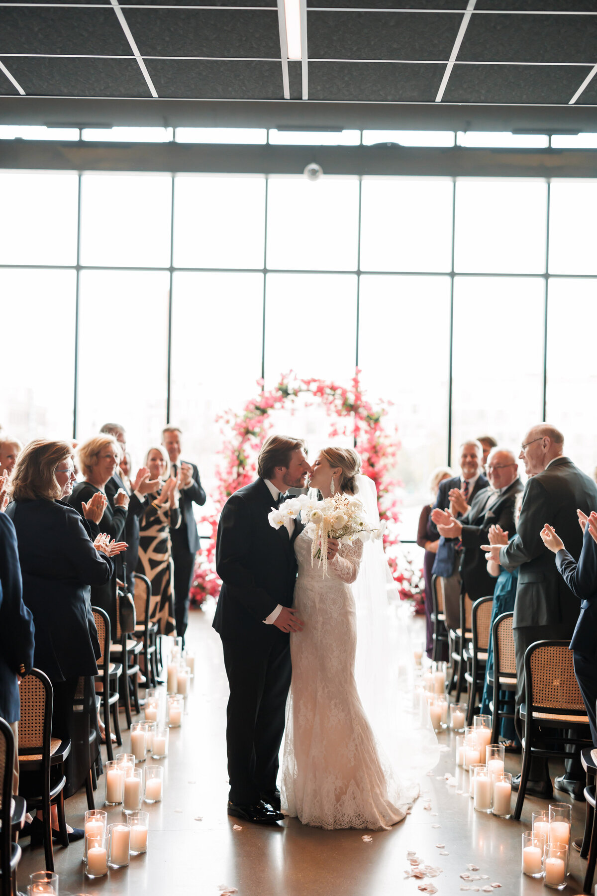 bold color block wedding gather at deer district milwaukee -39