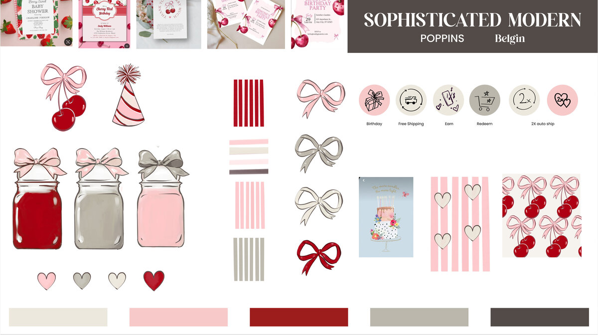 modern sophisticate pop color