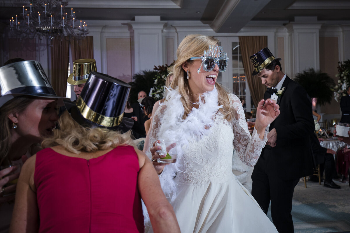 Bride dances at St. Regis Atlanta Wedding