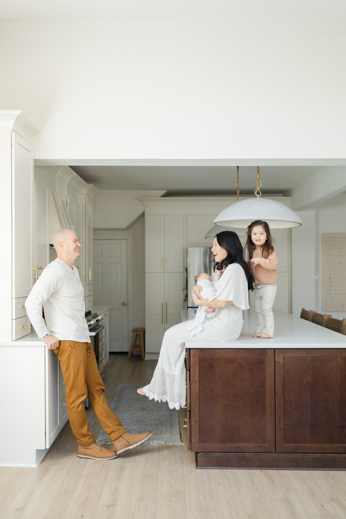 In-home newborn portrait session with siblings in Philadelphia - 24