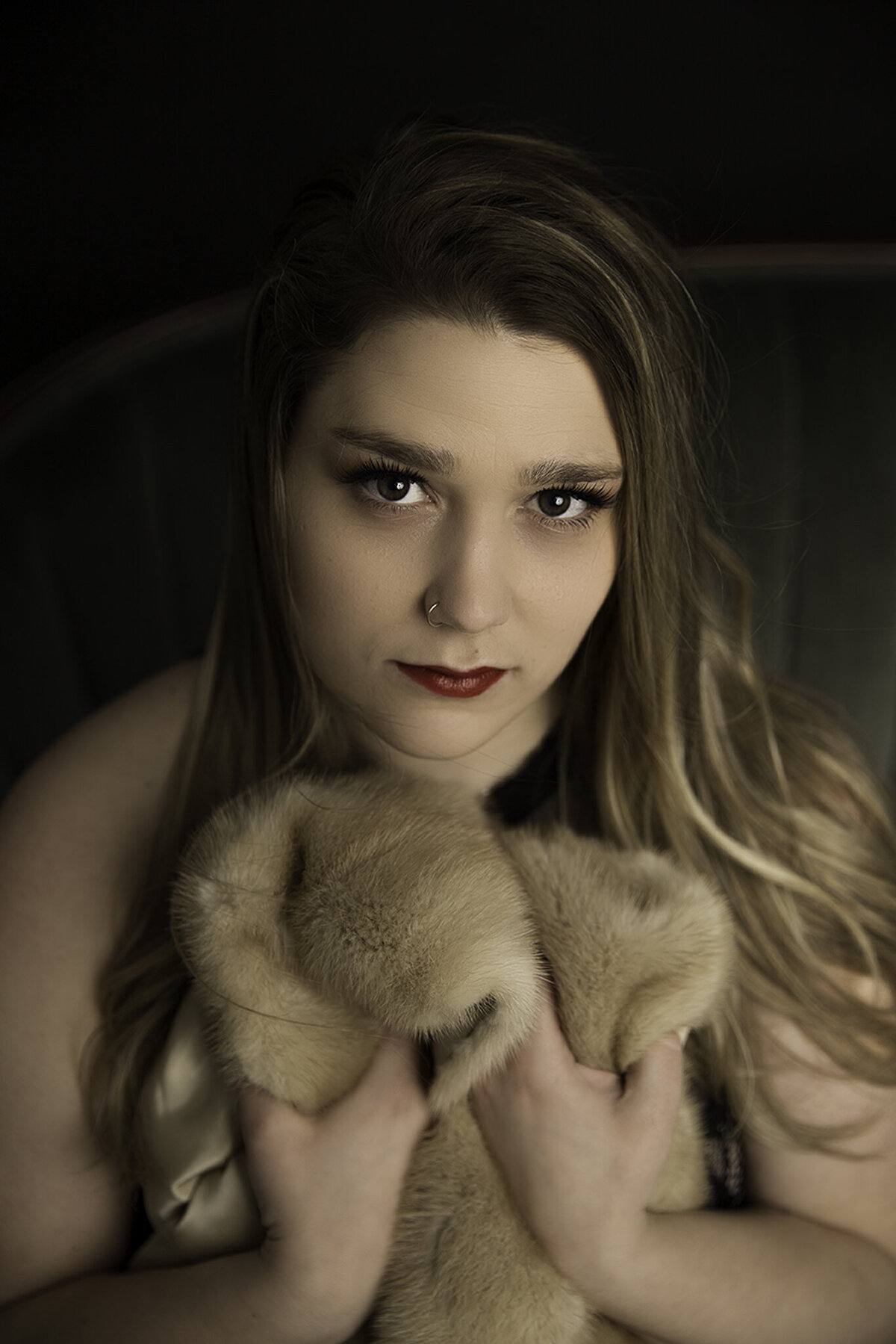 Fraser Valley Boudoir Photographer Portrait Vanity Photo