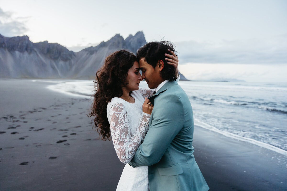 Stokksnes Beach Iceland Elopement