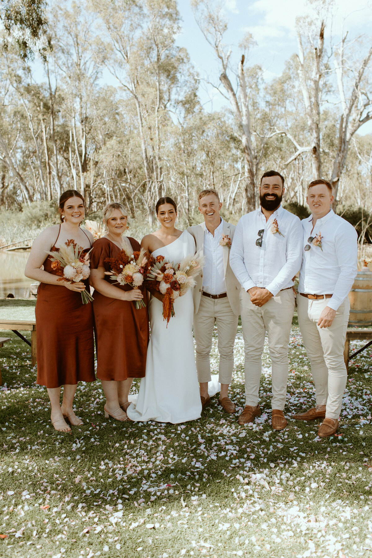 Holly + Jack Wedding Cohuna Festival Boho Daisy + Pine Photography-0671