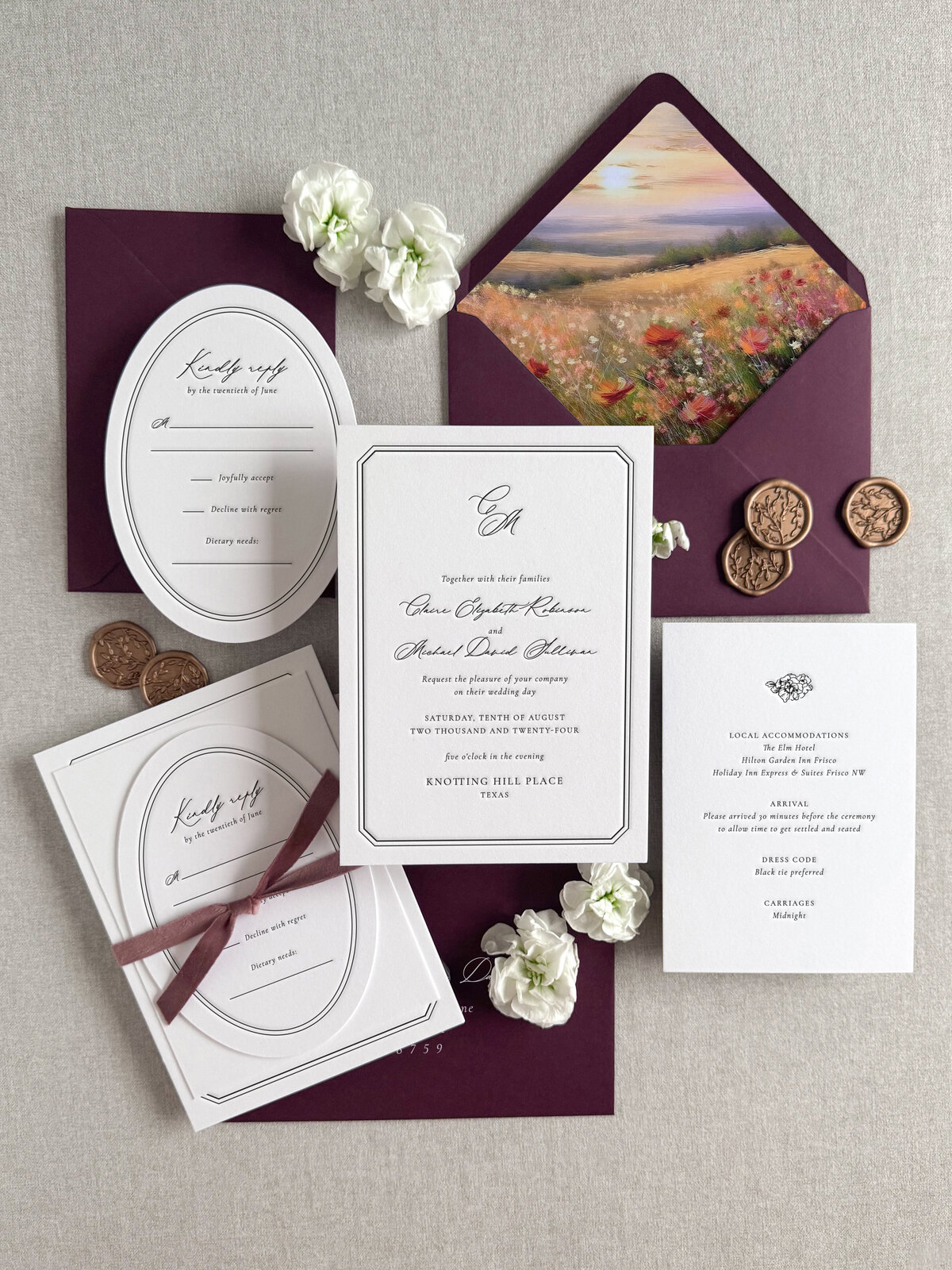Claire invitation suite display 1 RATIO