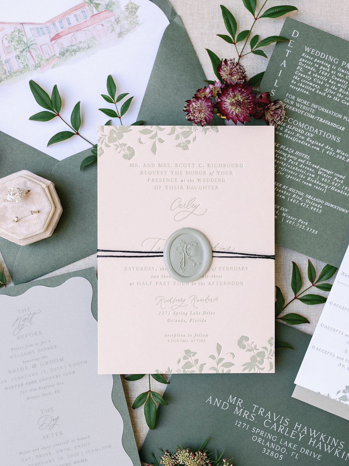Wedding Country Club of Orlando Carley & Travis by Party Perfect Carley & Travis Submission-12