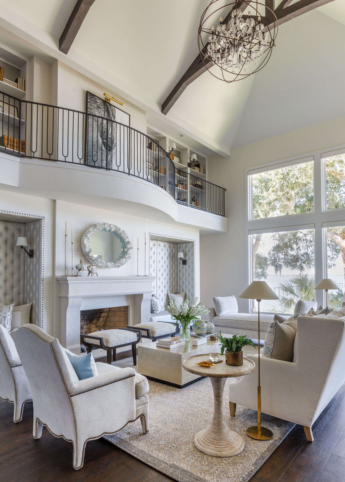 Long Point Amelia Island Lola Interiors Living Room