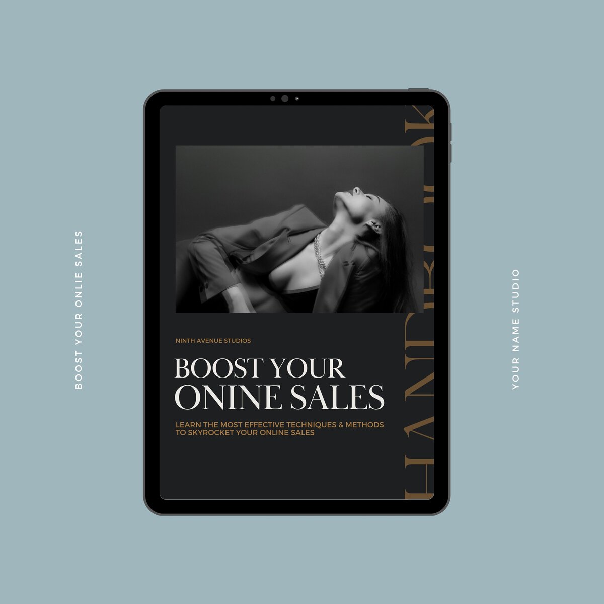 Blue Modern Finance Course Marketing Instagram Post