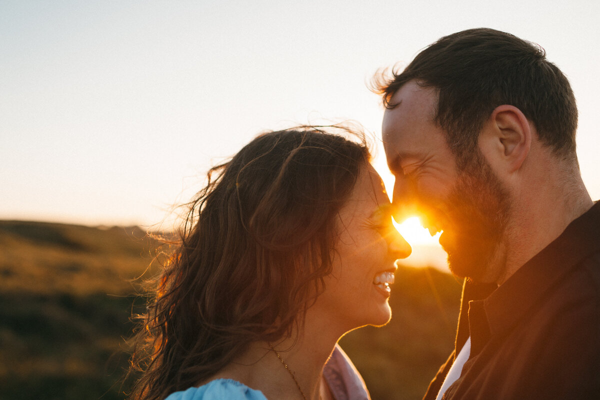 Sunset engagement photos