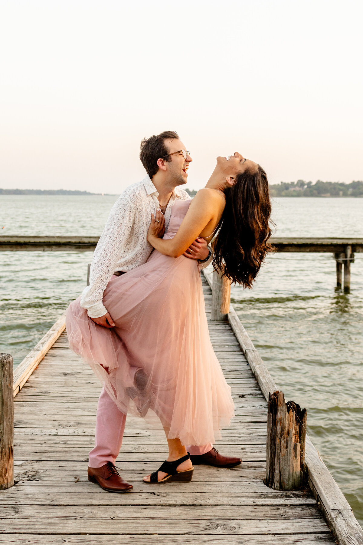 white rock lake engagement photos dallas