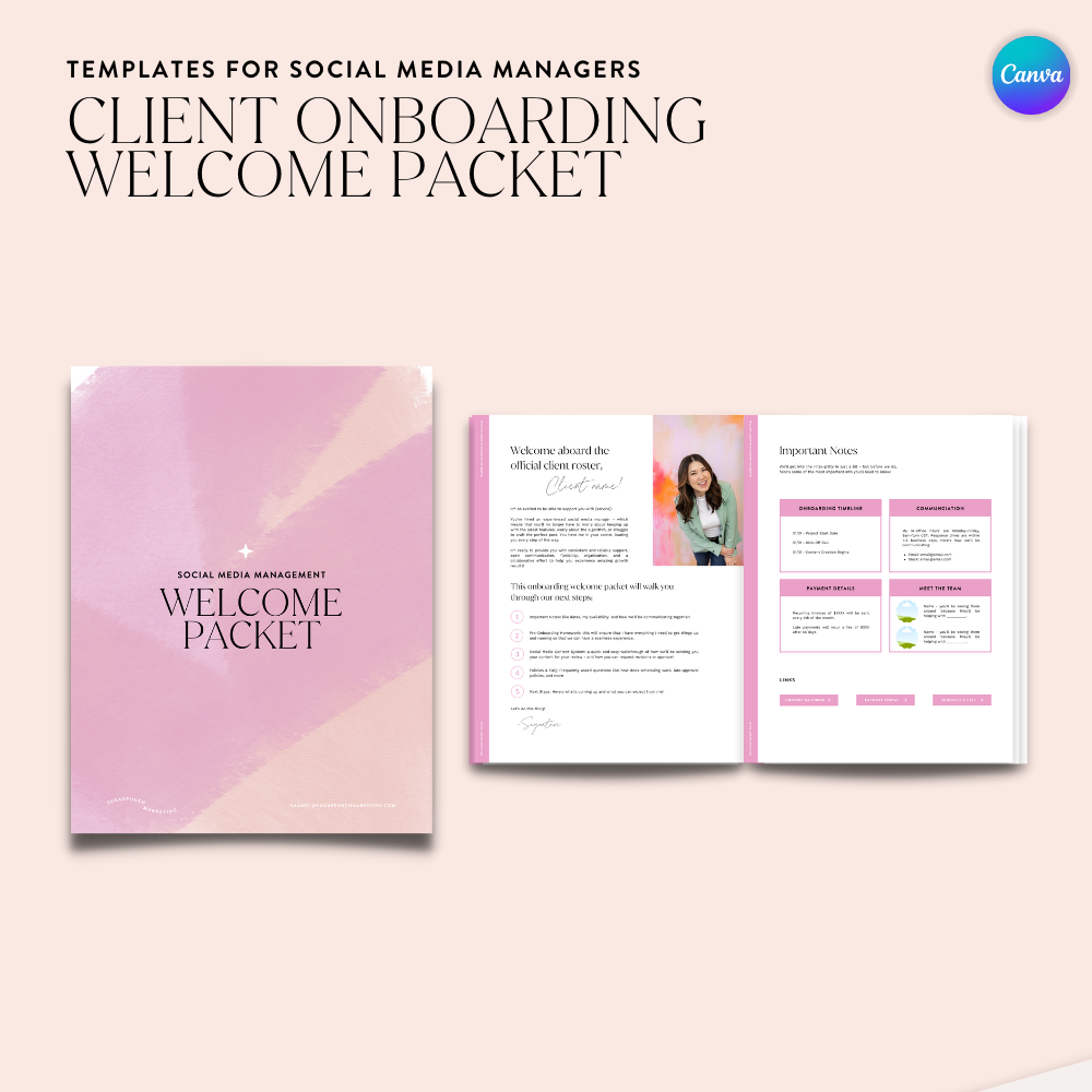 Social Media Management Onboarding Packet Template