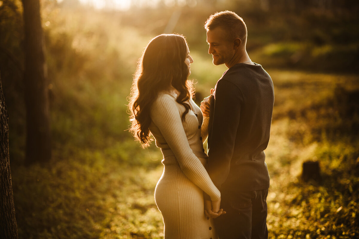 beautiful Wisconsin engagement session