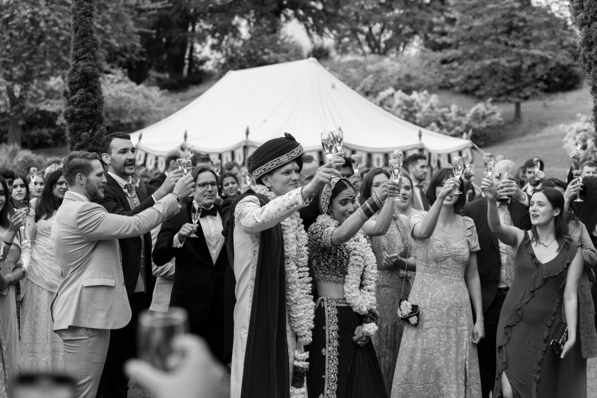 Wedding speeches at Sezincote