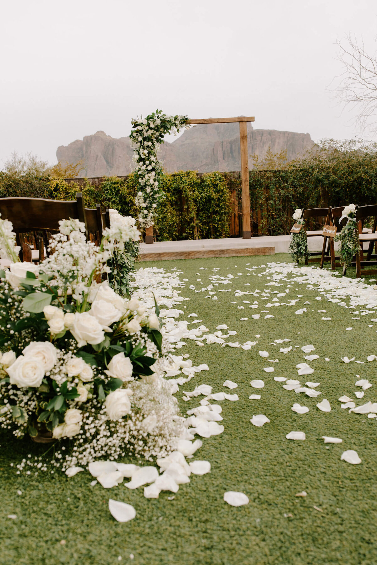 Romantic Apache Junction, Arizona wedding planned by BTO Events

