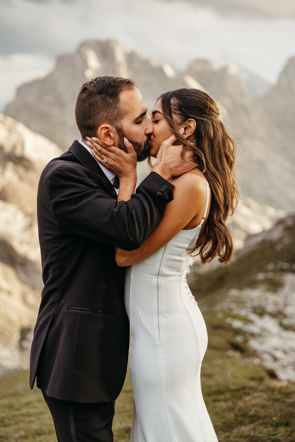 Marmarole helicopter Elopement Dolomites -33