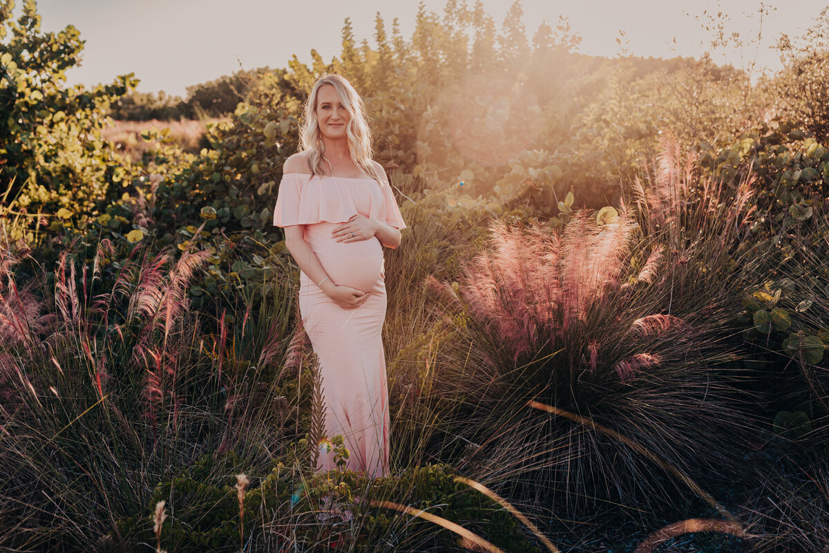 siesta key beach maternity session | sarasota maternity photos | golden hour