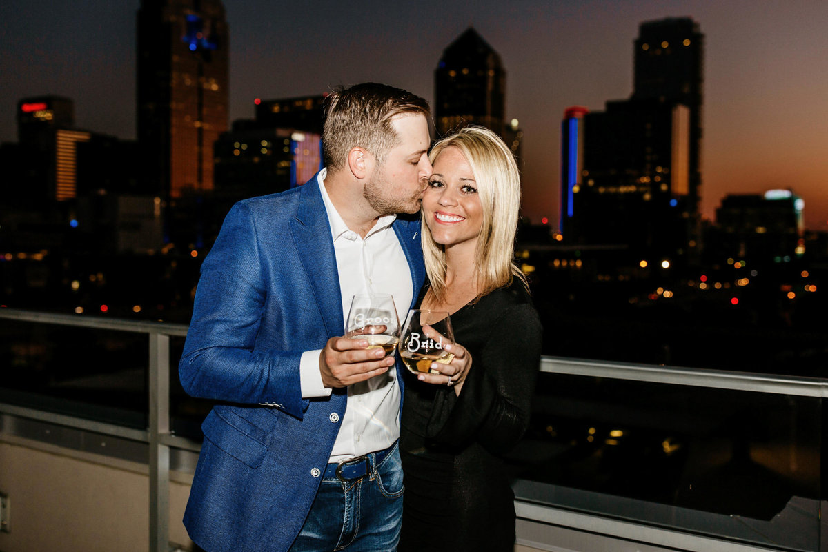 Eric & Megan - Downtown Dallas Rooftop Proposal & Engagement Session-260