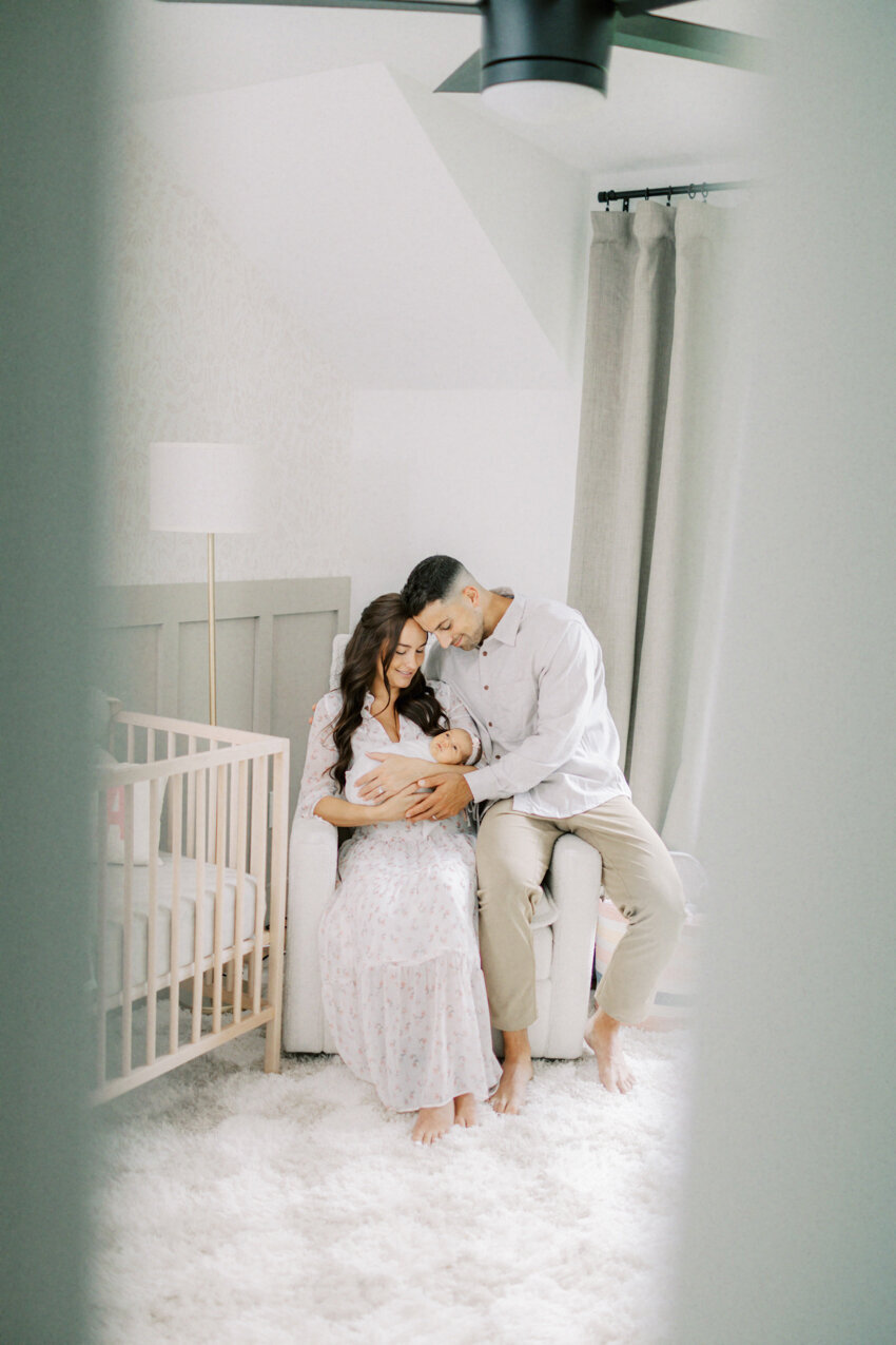 Akron and Cleveland in home newborn photography