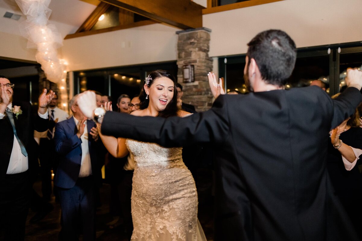bride and groom dancing to Armenian music