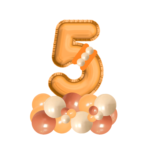 creating branded balloon mockups for balloon stylist business