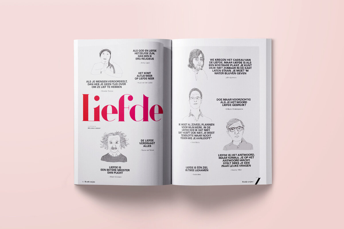 Magazine Ik ook van jou ontwikkelt voor EFT in opdracht van Mediawater. Begeleiding, productie, redactie en ontwerp magazine door Bladkamer.