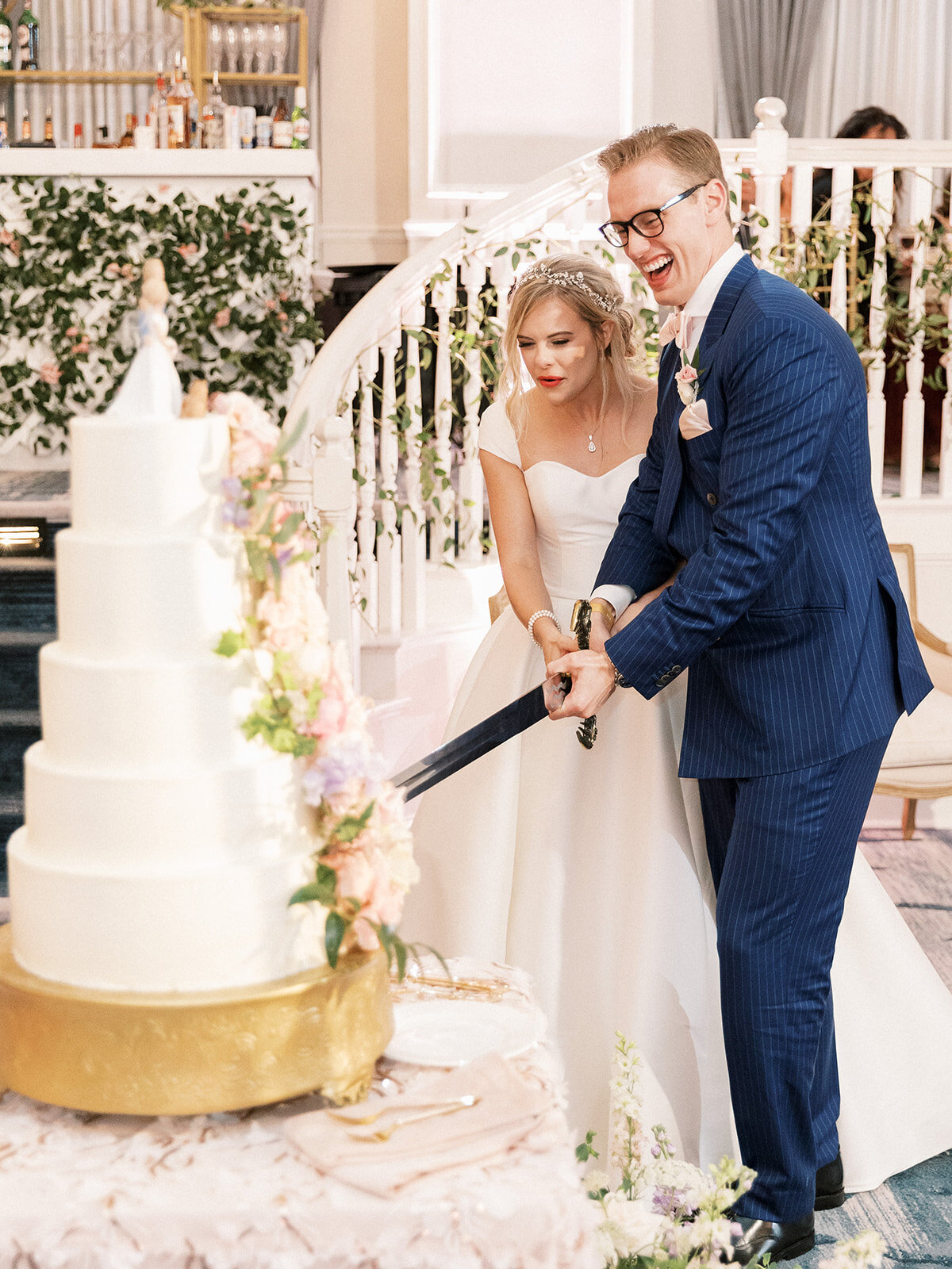 43 - Don Cesar Wedding Cake Cutting - Tampa Bay Wedding Planner