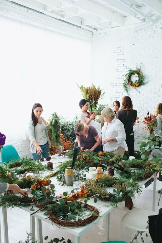 wreath making, grape vine wreaths, workshop, 