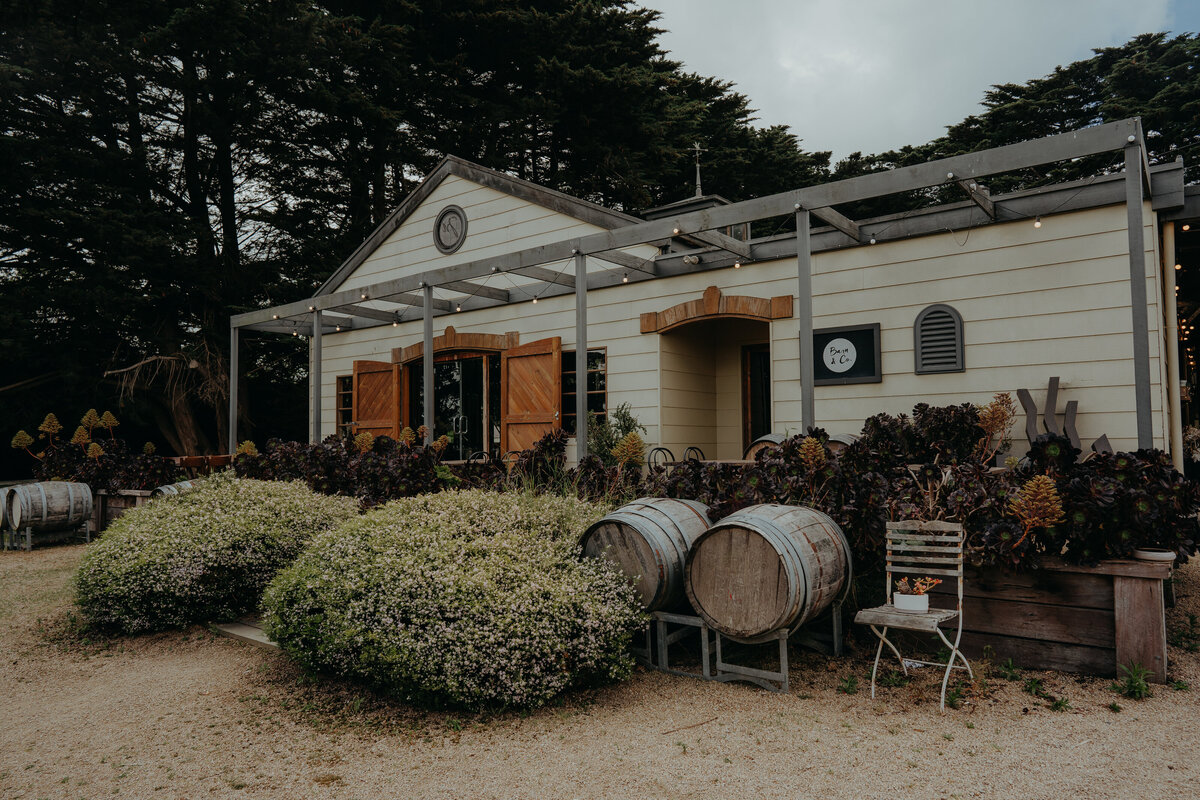 Barn & Co by Balnarring wedding photographer Jake Grinde