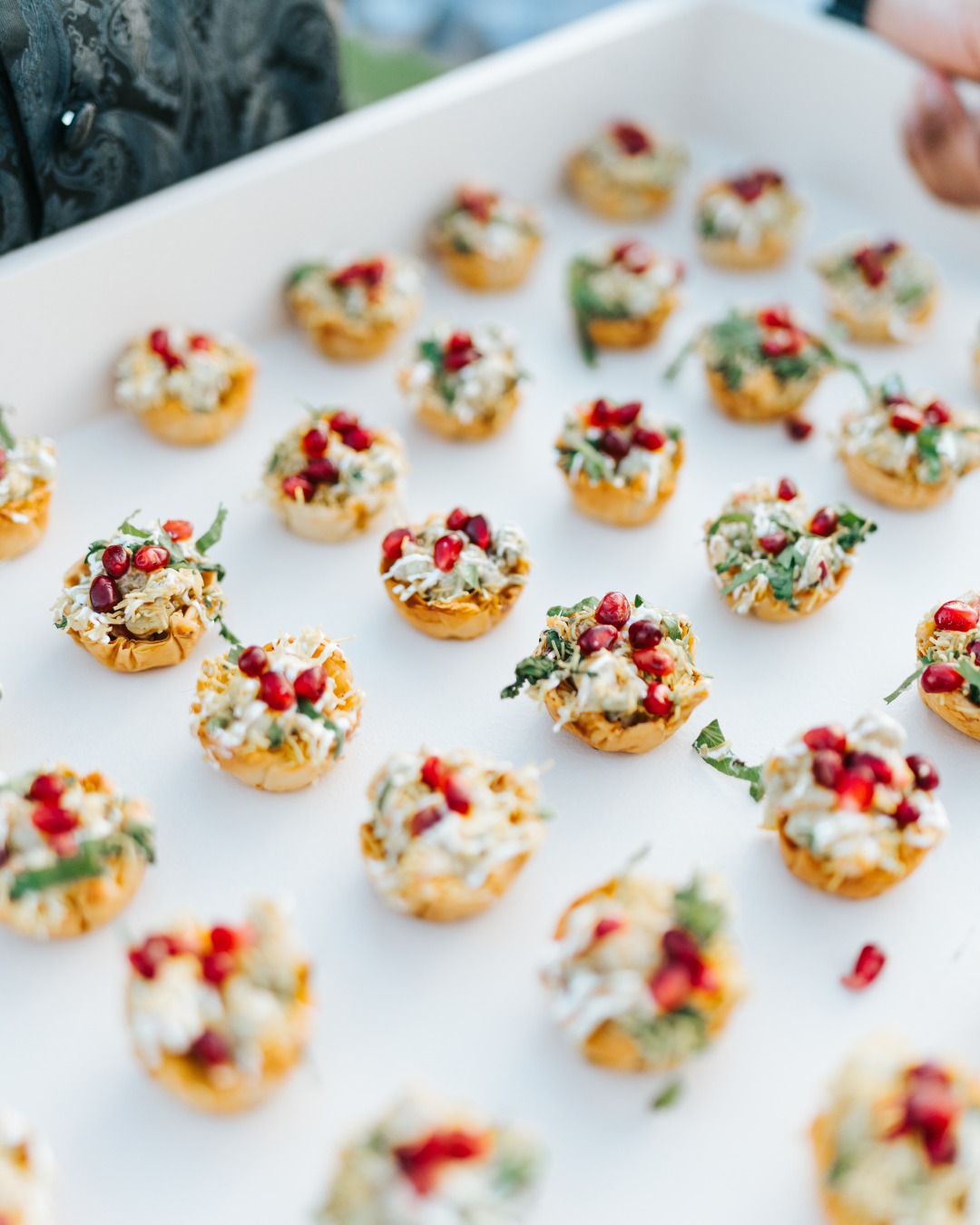 Event food styling and catering setup in London by Nouré & Co