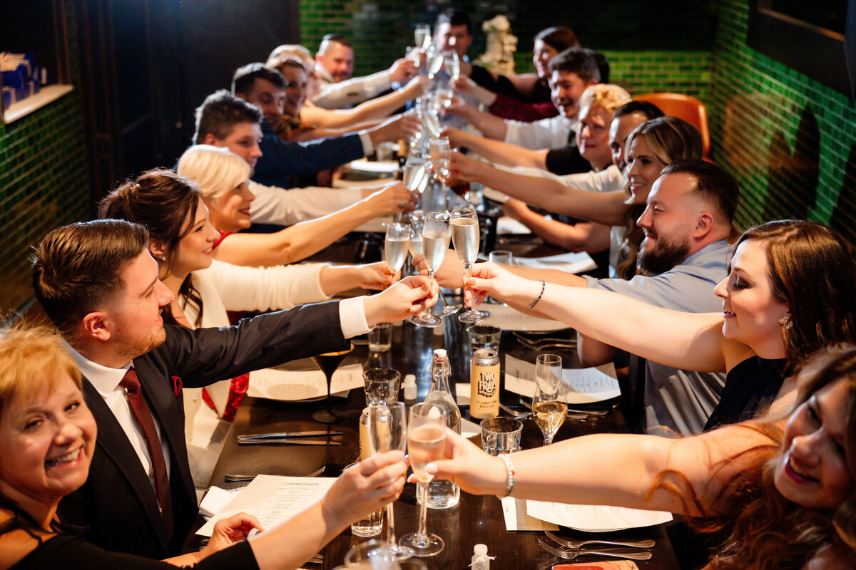 wedding dinner at the commoner toast
