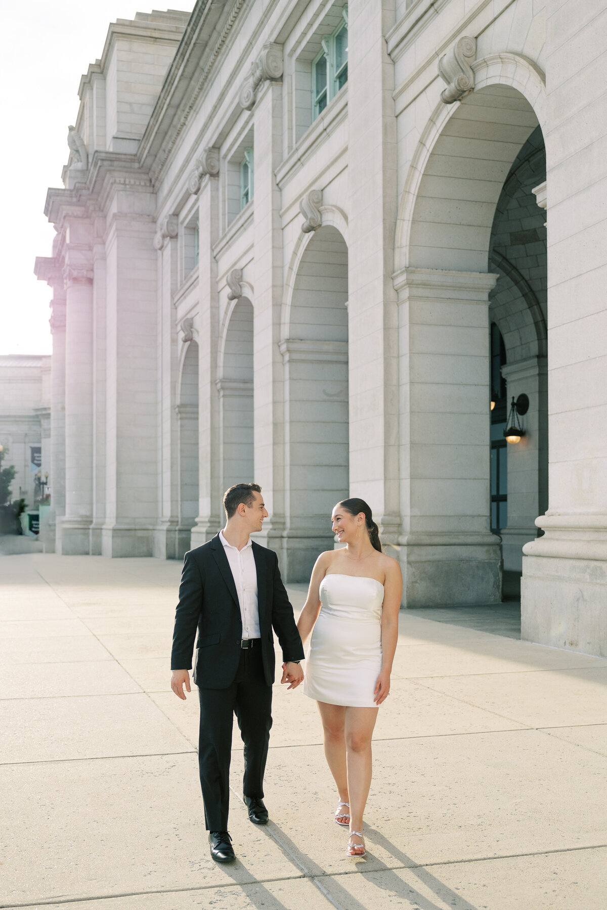 Alexa  Kyle DC Union Station Engagement Session_DC Wedding Photographers_0017