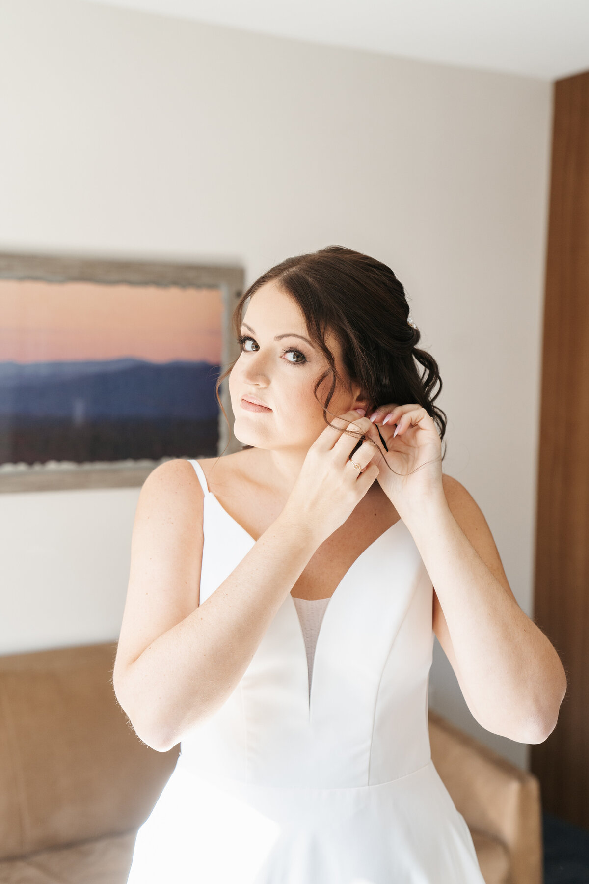 Elegant wedding decor and florals at Waverly Oaks venue