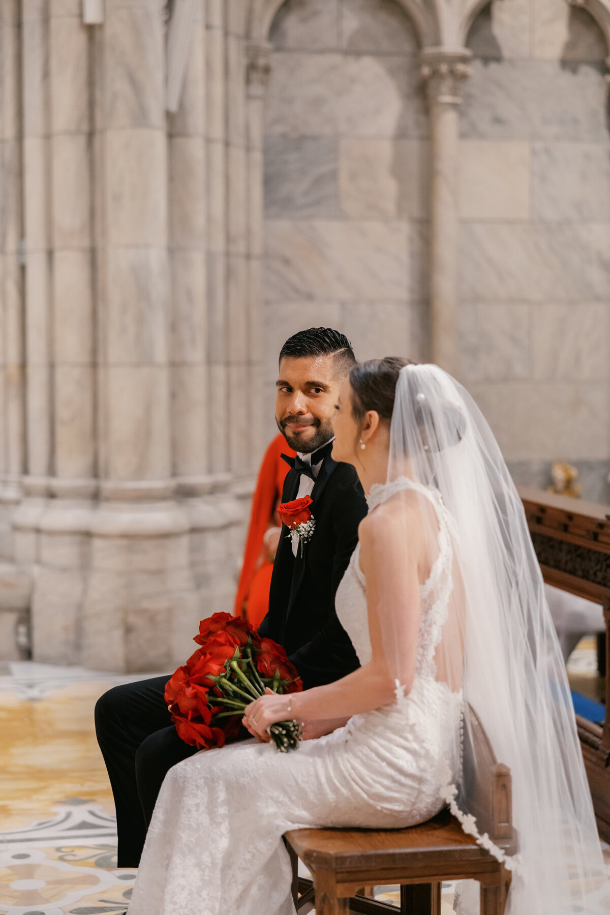 Noelle & Josh - NYC St Patricks Bowery - Wedding Previews 061