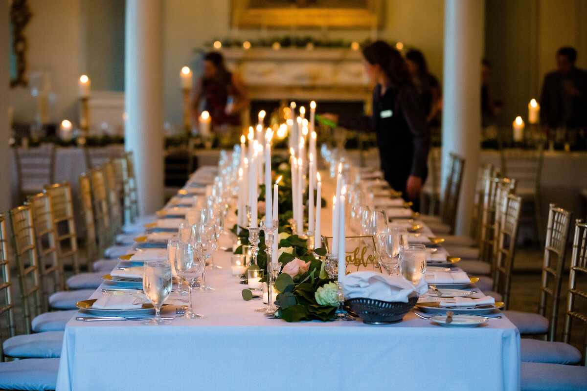 candlelit wedding reception decor pittsburgh