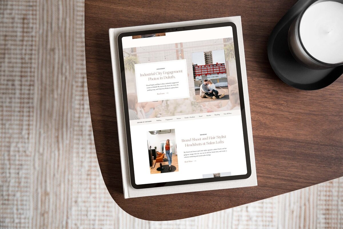wedding-photographer-website-blog-ipad